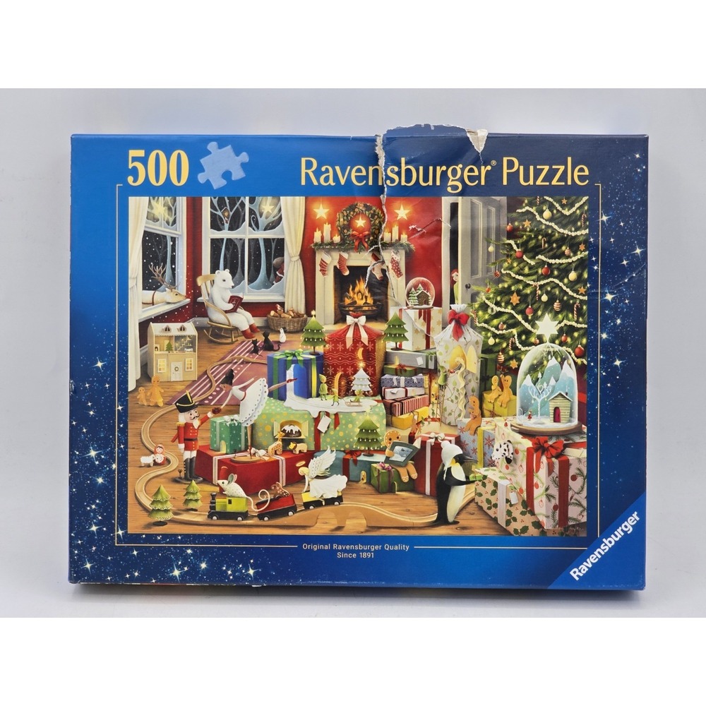 Ravensburger Enchanted Christmas 500 Pc Jigsaw Puzzle‎ - SEALED DAMAGED BOX